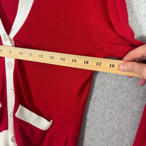 Brooks Brothers Cardigan Sweater Womens Small Thin Grandpa Academia Twee Quiet - Picture 8 of 10